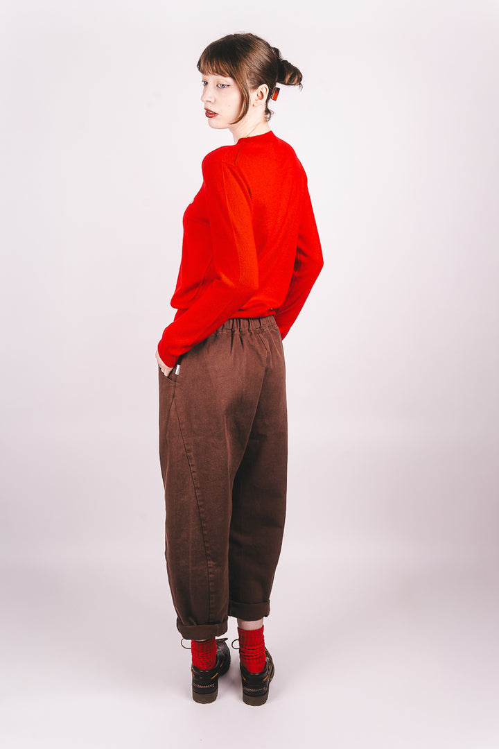 Kiss Kiss Cashmere Crew - Rose/Jasmine