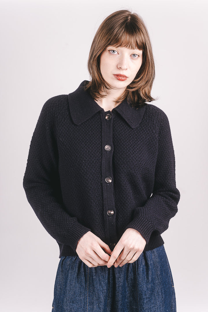Seed Cardigan - Navy - Frontiers Woman