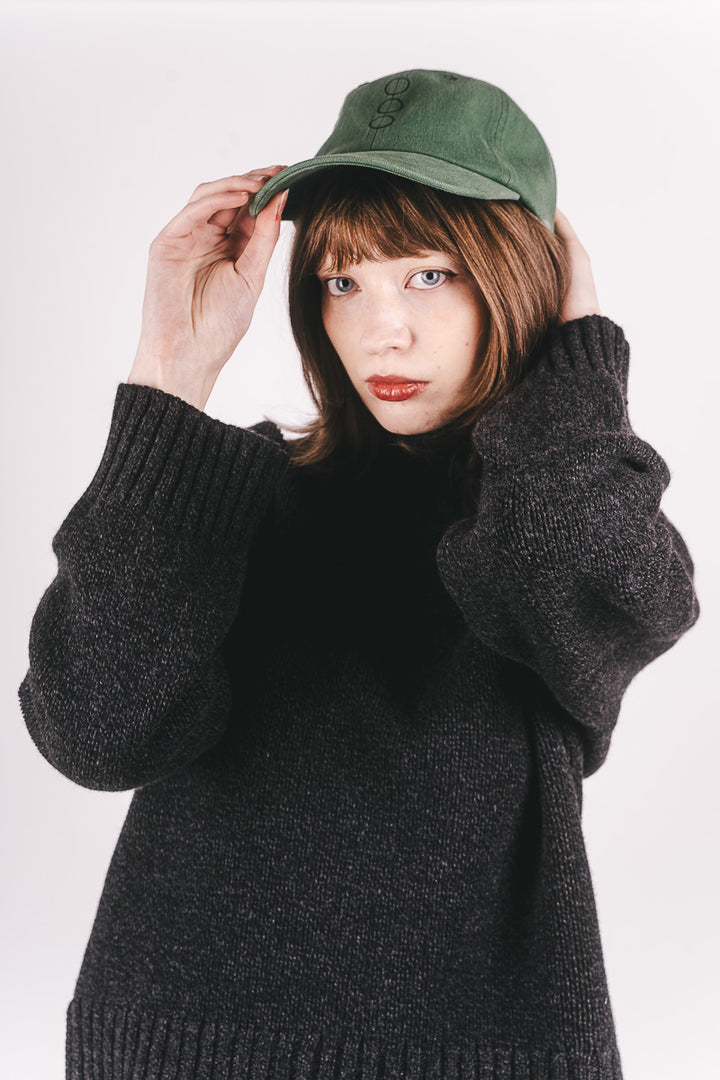 Funnel Neck Jumper - Raven Melange