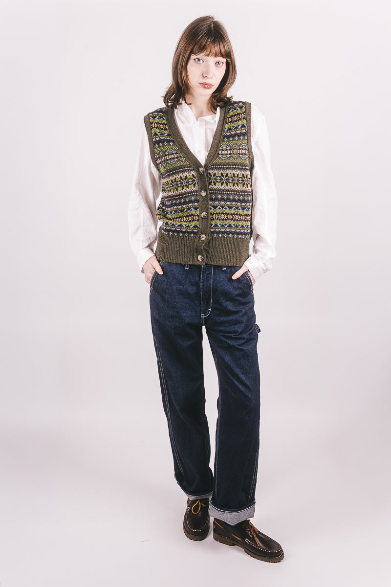 Kinross Waistcoat - Loden - Frontiers Woman