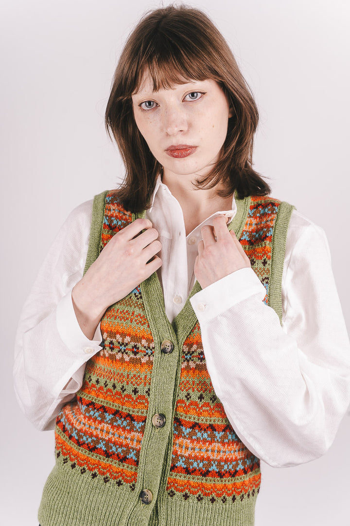 Kinross Waistcoat - Furnace - Frontiers Woman