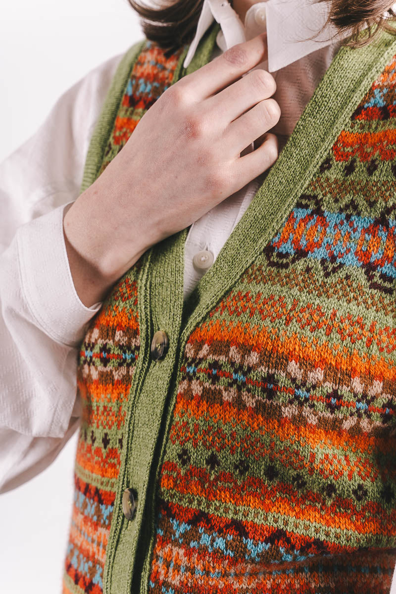 Kinross Waistcoat - Furnace - Frontiers Woman