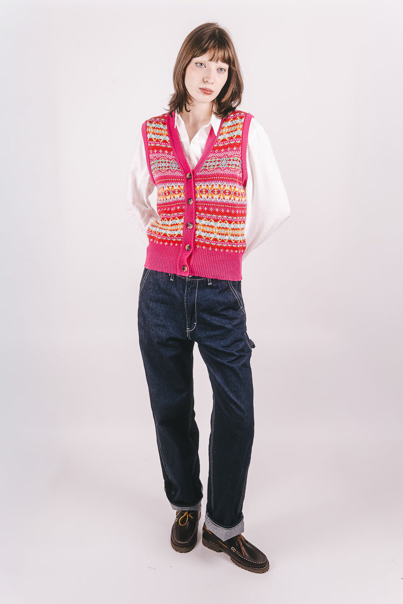 Kinross Waistcoat - Foxglove - Frontiers Woman