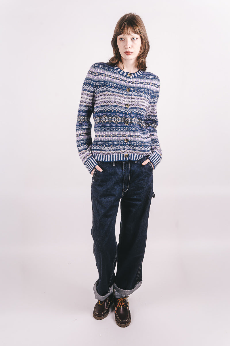 Kinross Cardigan - Sapphire - Frontiers Woman