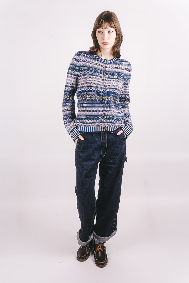 Kinross Cardigan - Sapphire - Frontiers Woman