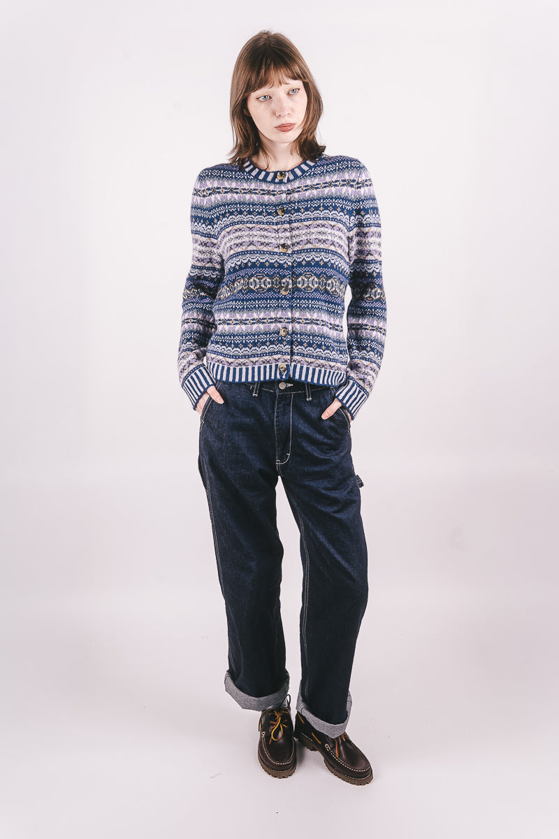 Kinross Cardigan - Sapphire - Frontiers Woman