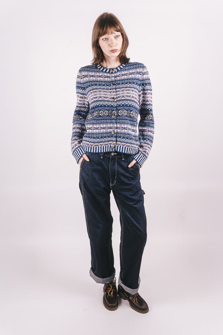 Kinross Cardigan - Sapphire - Frontiers Woman