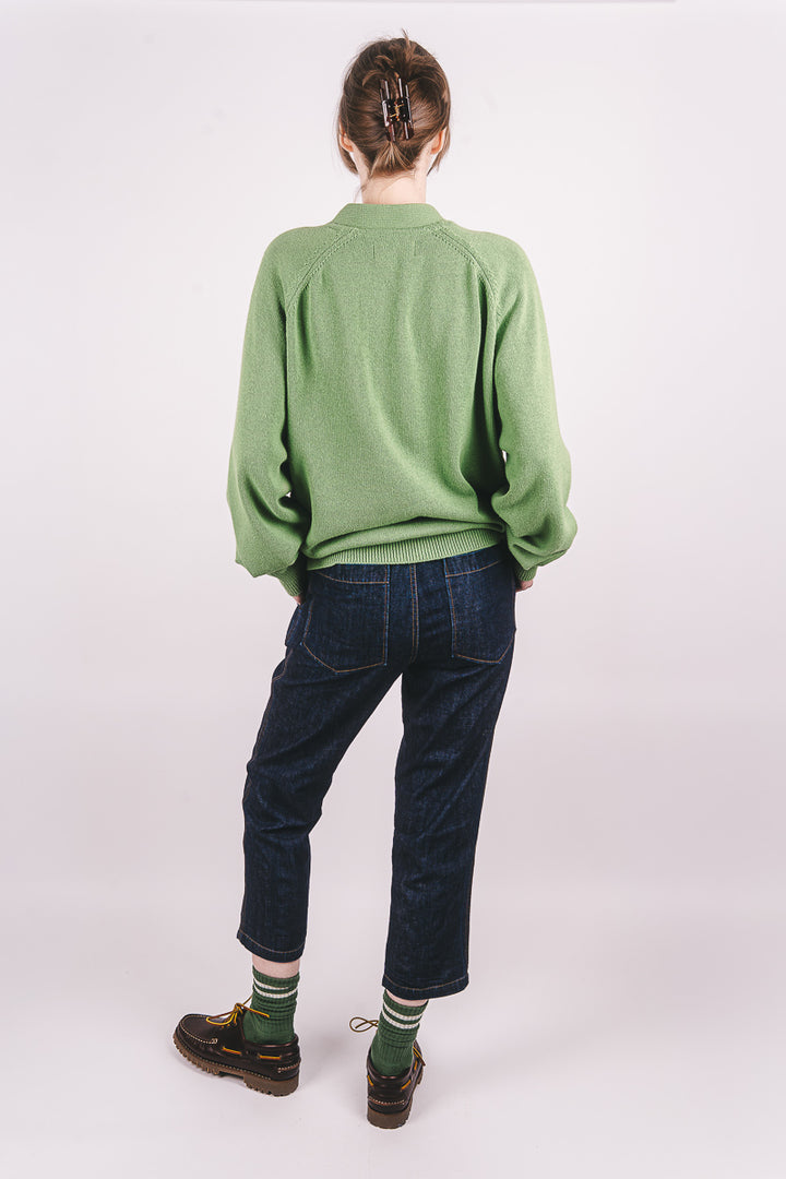 Hi Water Trouser - Indigo Kaihara Lt Wt Denim