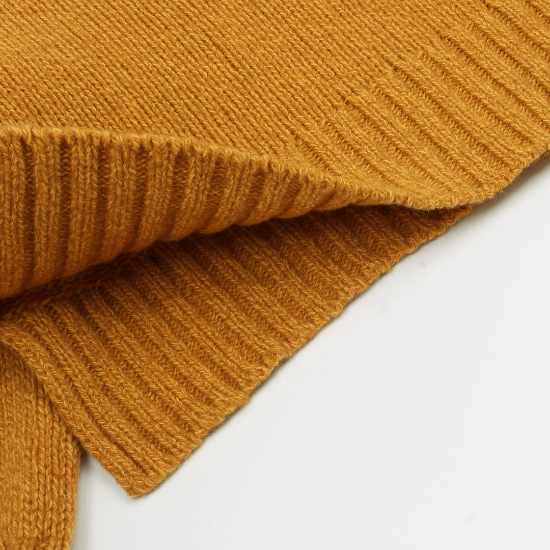 Funnel Neck Jumper - Turmeric Melange