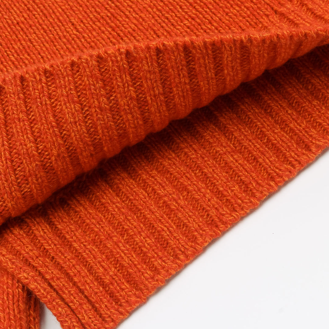 Funnel Neck Jumper - Flame Melange
