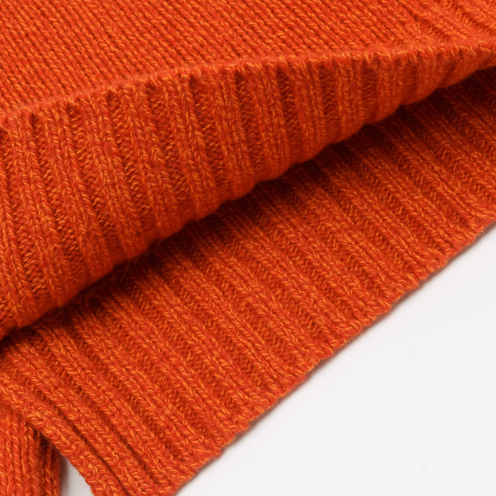 Funnel Neck Jumper - Flame Melange
