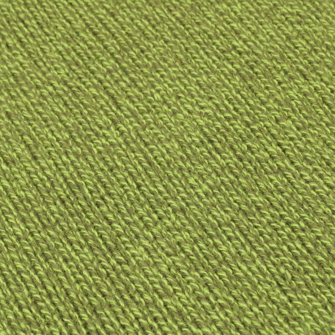 Funnel Neck Jumper - Pistachio Melange