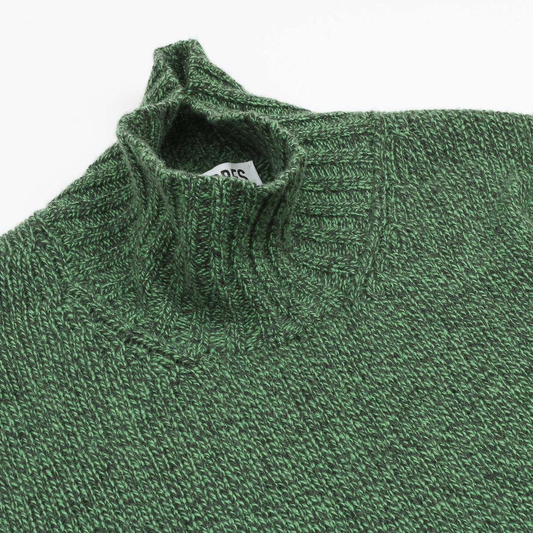 Funnel Neck Jumper - Forest Melange - Frontiers Woman