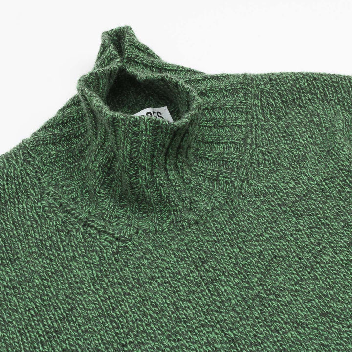 Funnel Neck Jumper - Forest Melange - Frontiers Woman