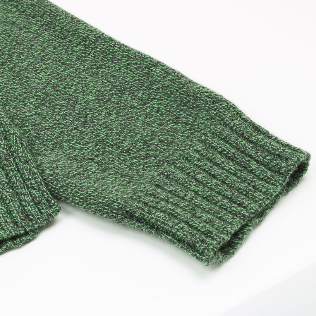 Funnel Neck Jumper - Forest Melange - Frontiers Woman