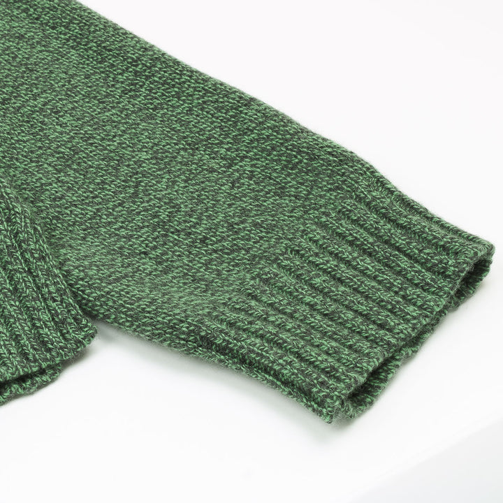 Funnel Neck Jumper - Forest Melange - Frontiers Woman