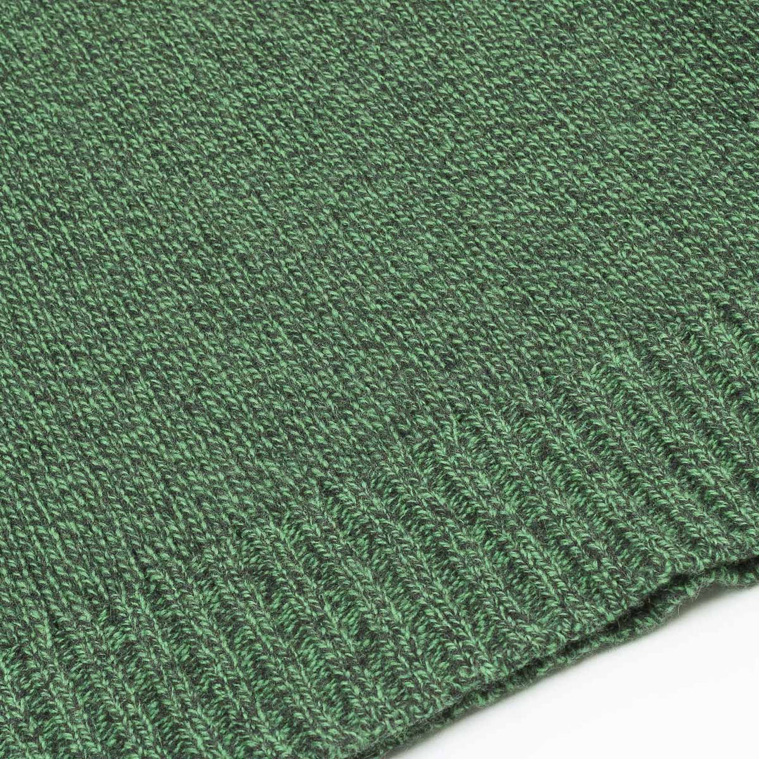 Funnel Neck Jumper - Forest Melange - Frontiers Woman