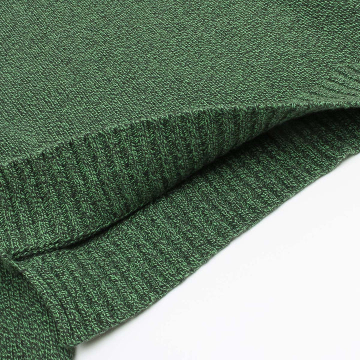 Funnel Neck Jumper - Forest Melange - Frontiers Woman