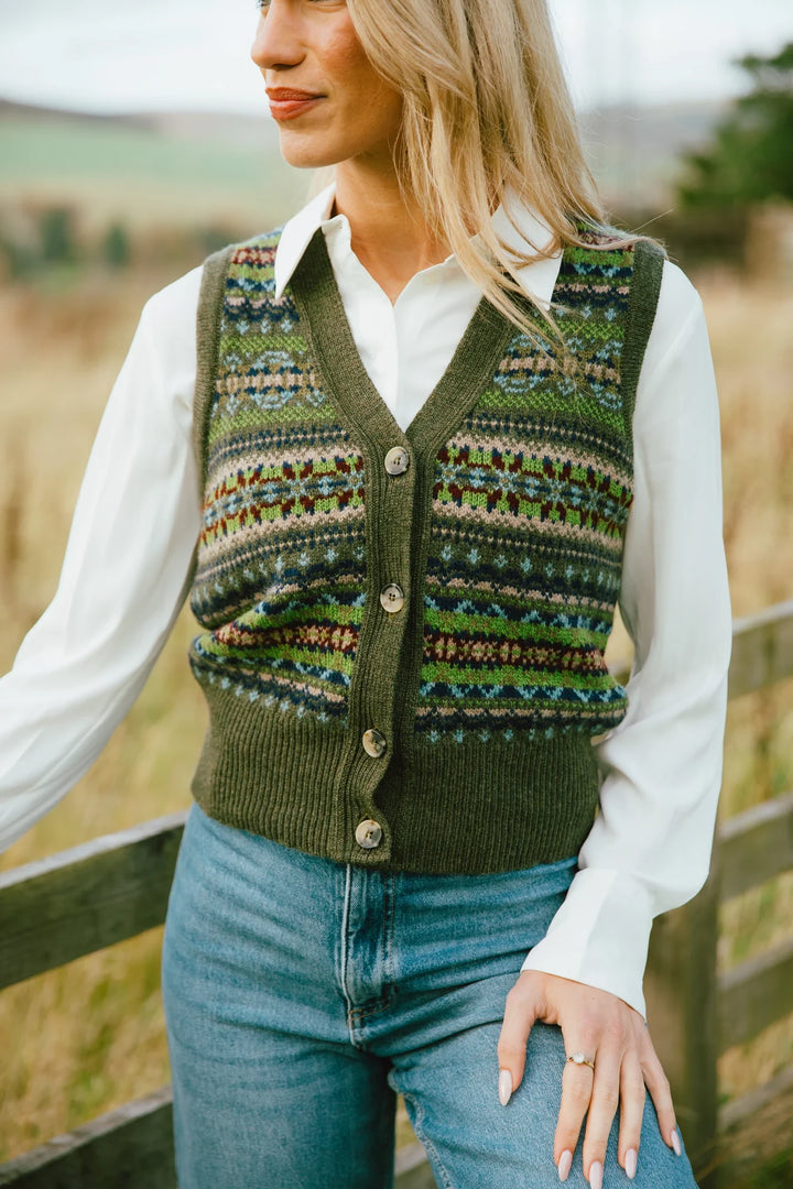 Kinross Waistcoat - Loden