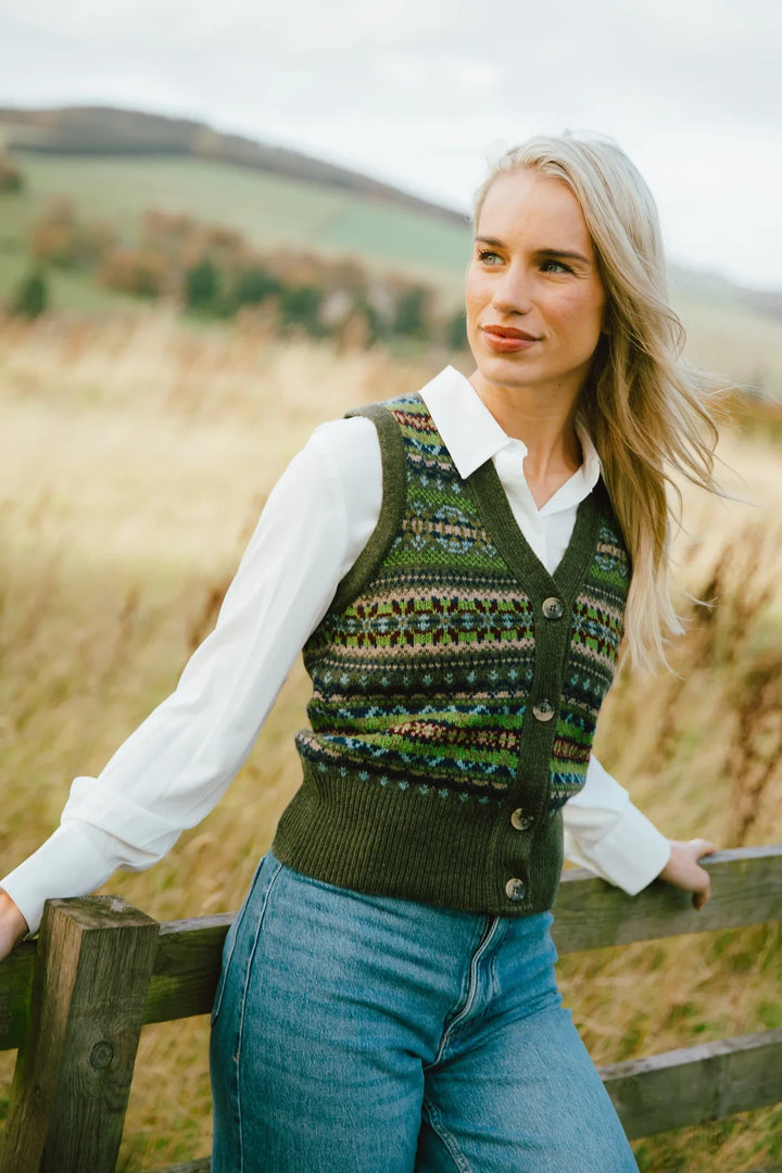 Kinross Waistcoat - Loden
