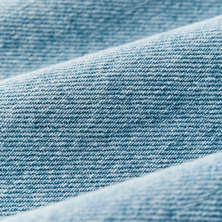 Embroidered Denim Shirt - Pale Indigo