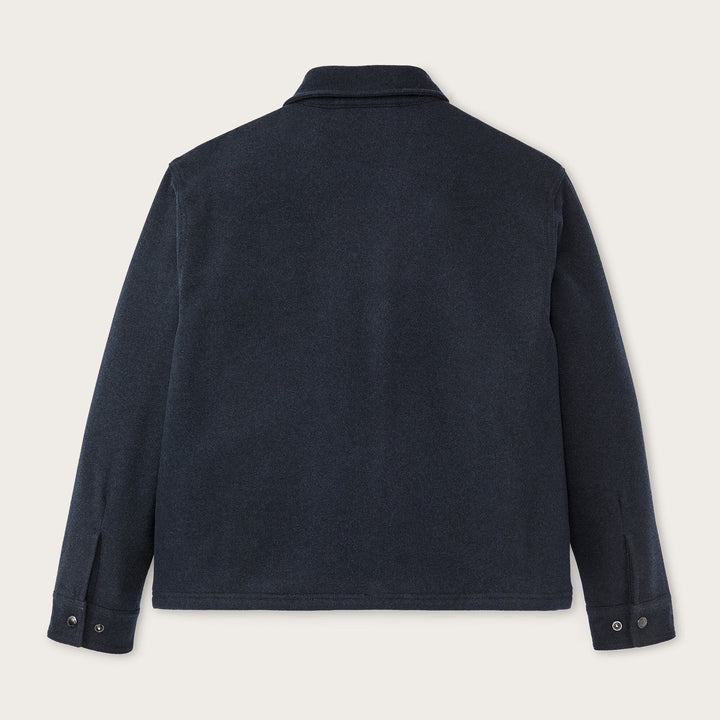Spokane Insulated Wool Jacket - Navy