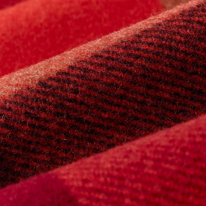 Spokane Insulated Wool Jacket - Red/Burgundy Plaid