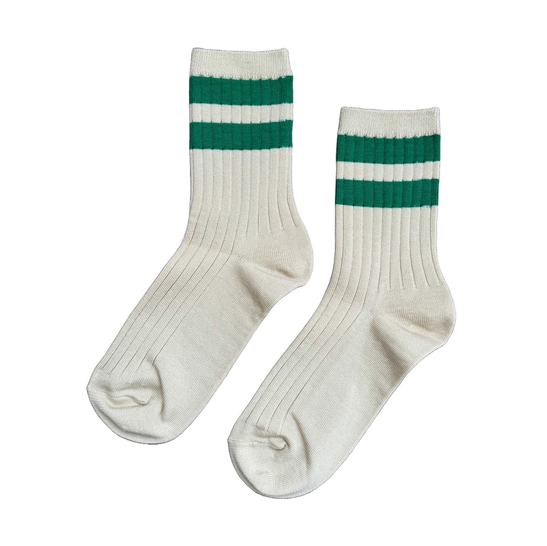 Her Varsity Socks - Green