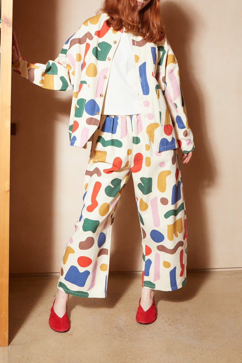 Graham Trouser - Palette Print