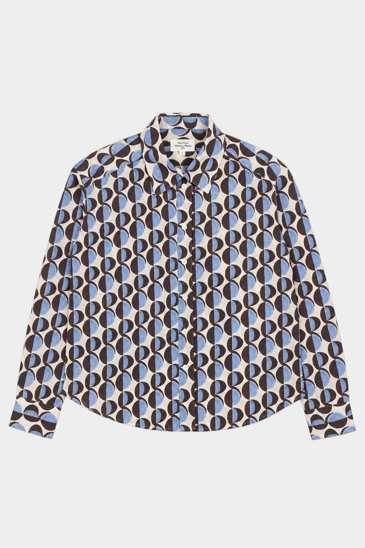 Cinema Shirt - Blue/Brown