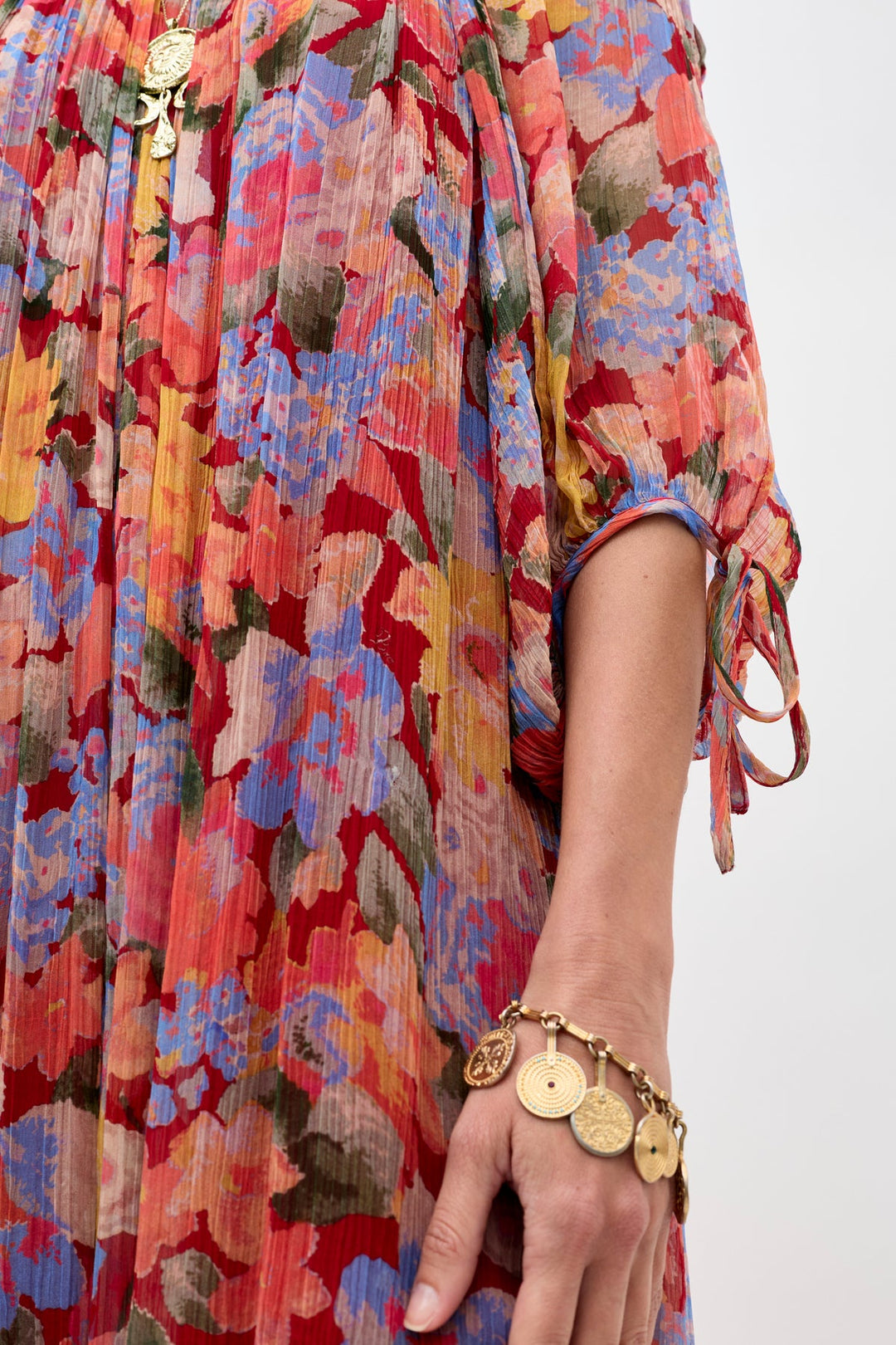 Hayden Chiffon Midi Dress - Chelsea Floral