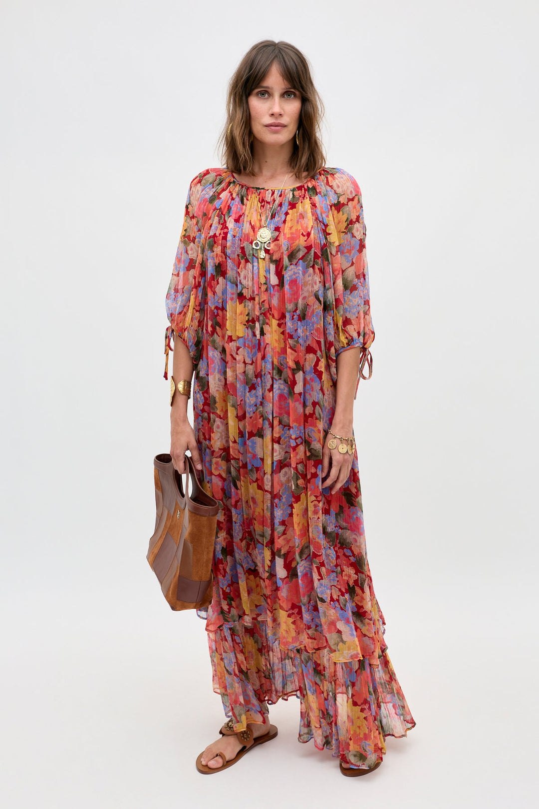 Hayden Chiffon Midi Dress - Chelsea Floral