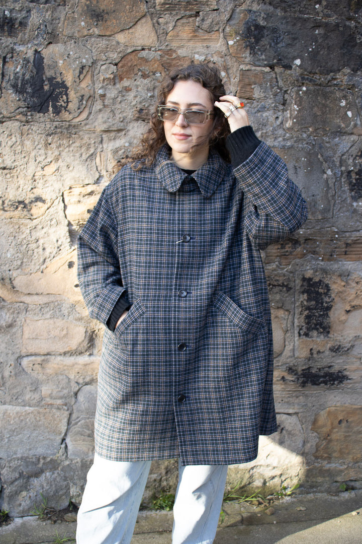 Gunclub Check Coat - Navy