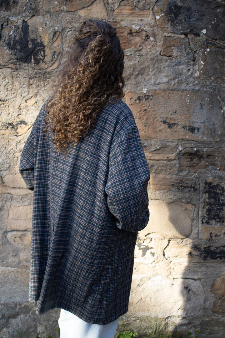 Gunclub Check Coat - Navy