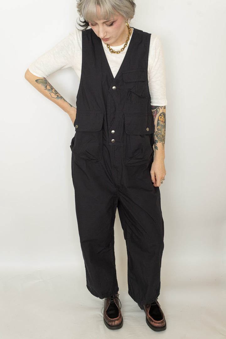 Weather Cloth Hunting Vest Jumpsuit - Navy