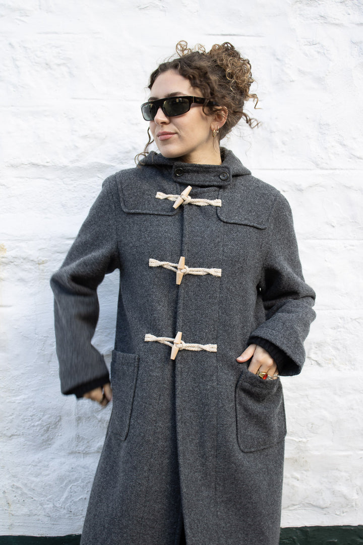 Mosser Long Duffle Coat - Grey