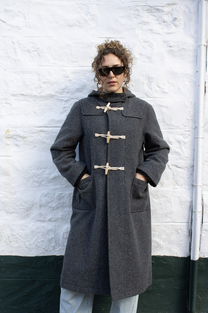 Mosser Long Duffle Coat - Grey