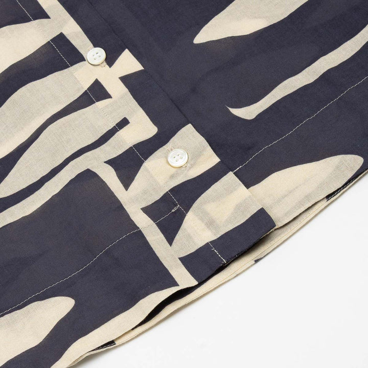 Clove Shirt - Navy Geometric