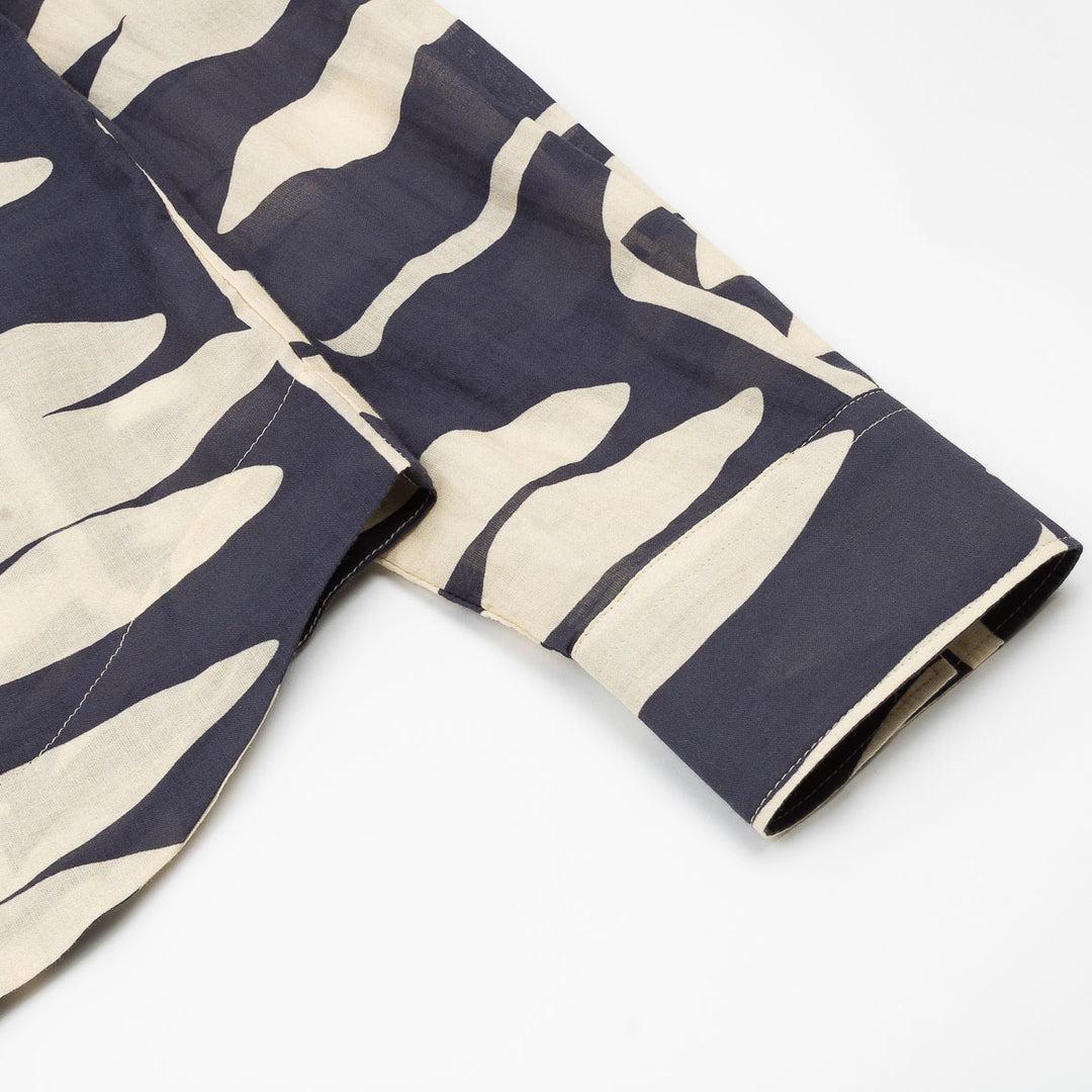 Clove Shirt - Navy Geometric