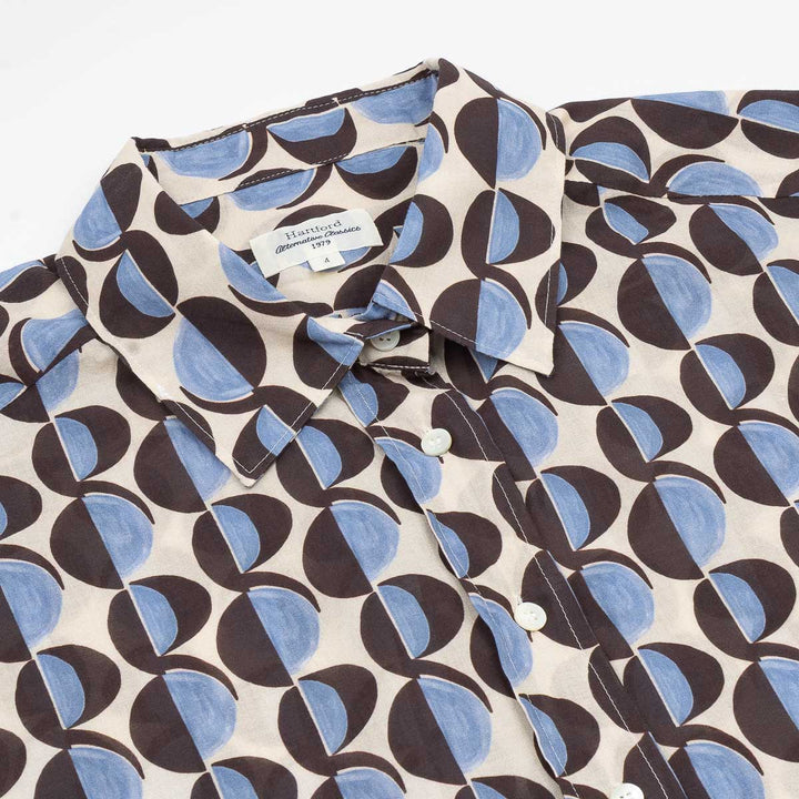 Cinema Shirt - Blue/Brown