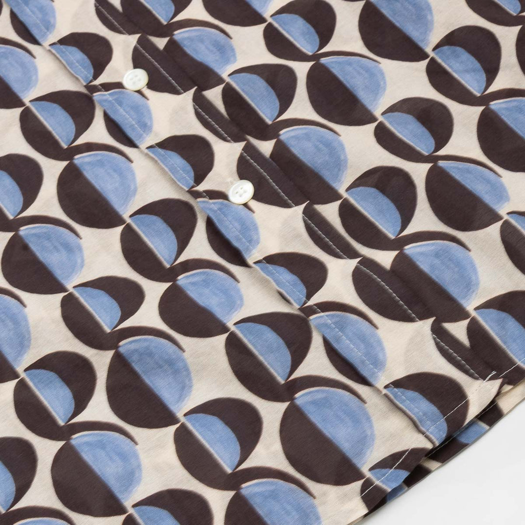 Cinema Shirt - Blue/Brown