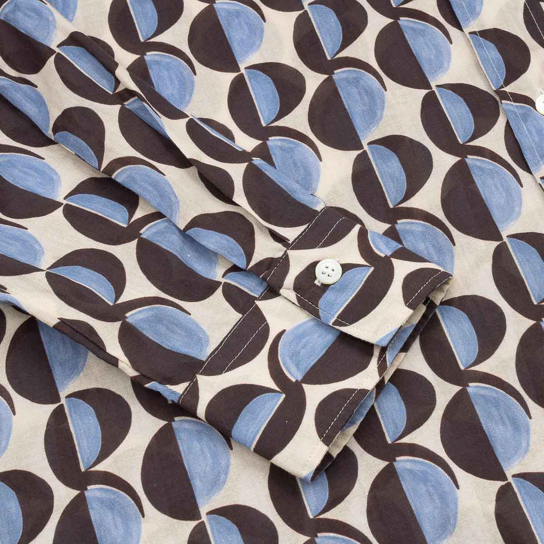 Cinema Shirt - Blue/Brown