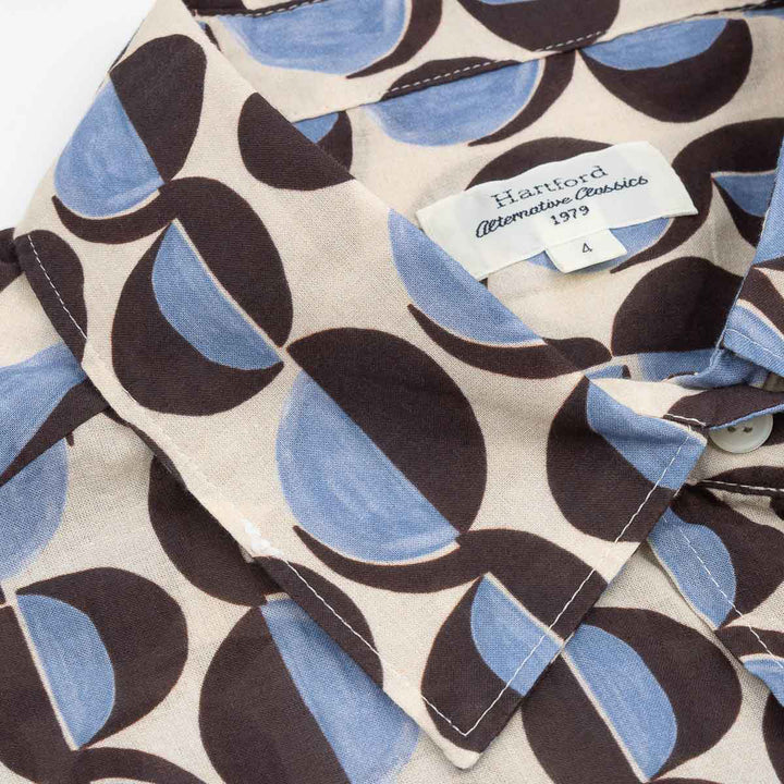 Cinema Shirt - Blue/Brown