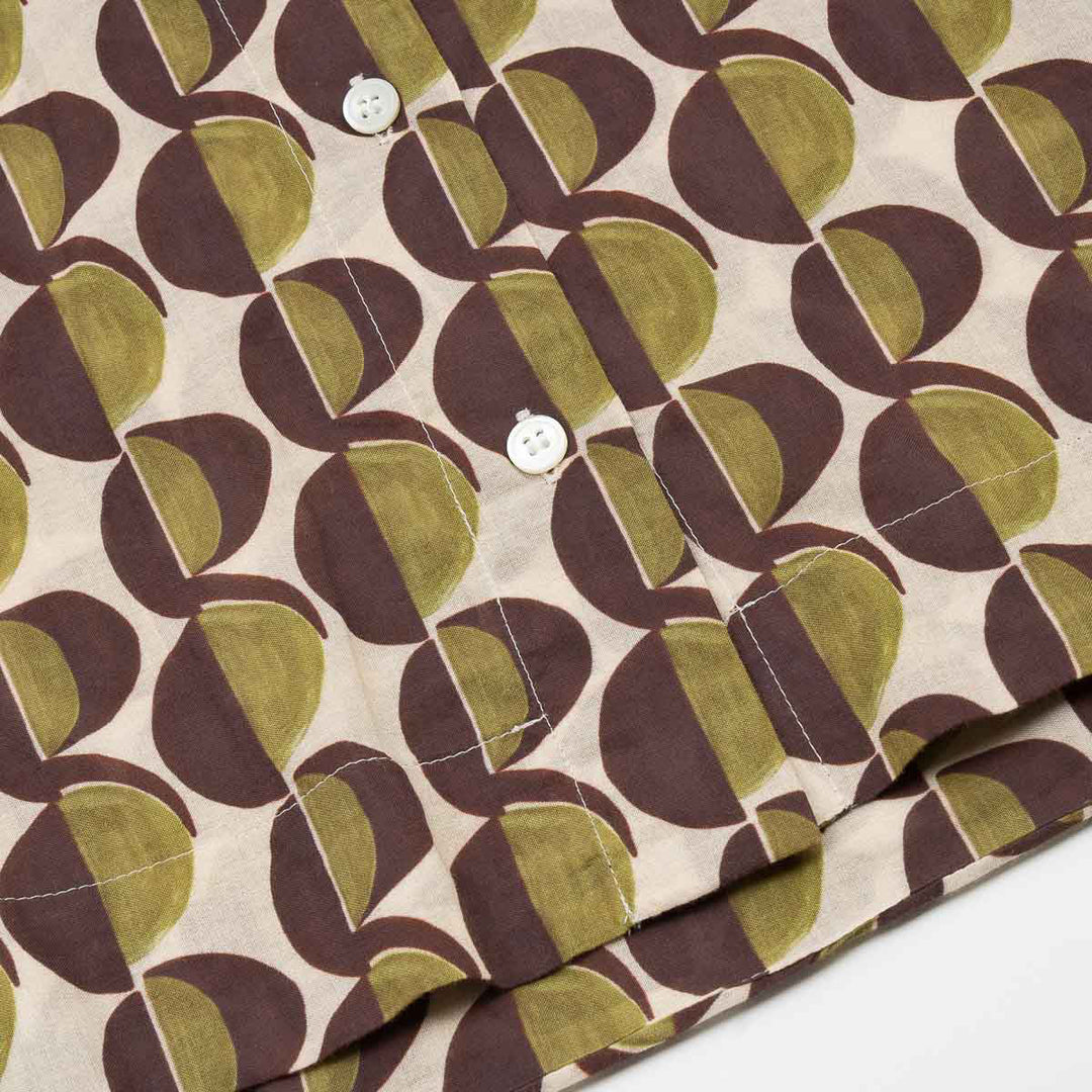 Clove Shirt - Brown/Moss