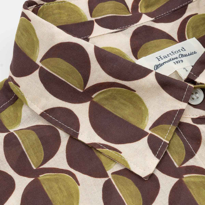 Clove Shirt - Brown/Moss