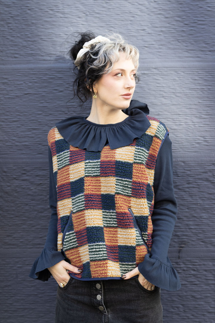 Boy Jacquard Boa Pullover - Multi