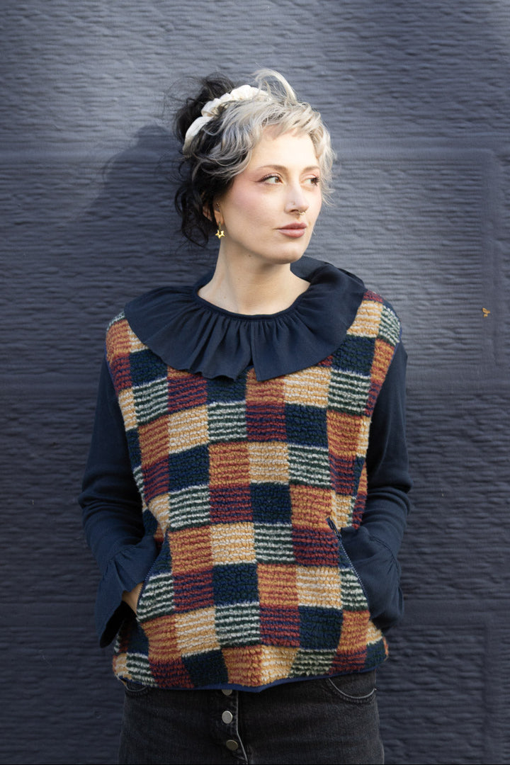 Boy Jacquard Boa Pullover - Multi