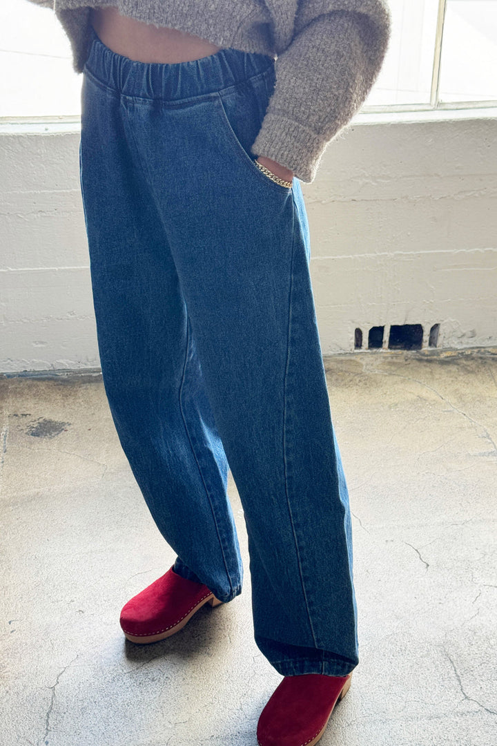 Long Arc Pant - Blue Denim