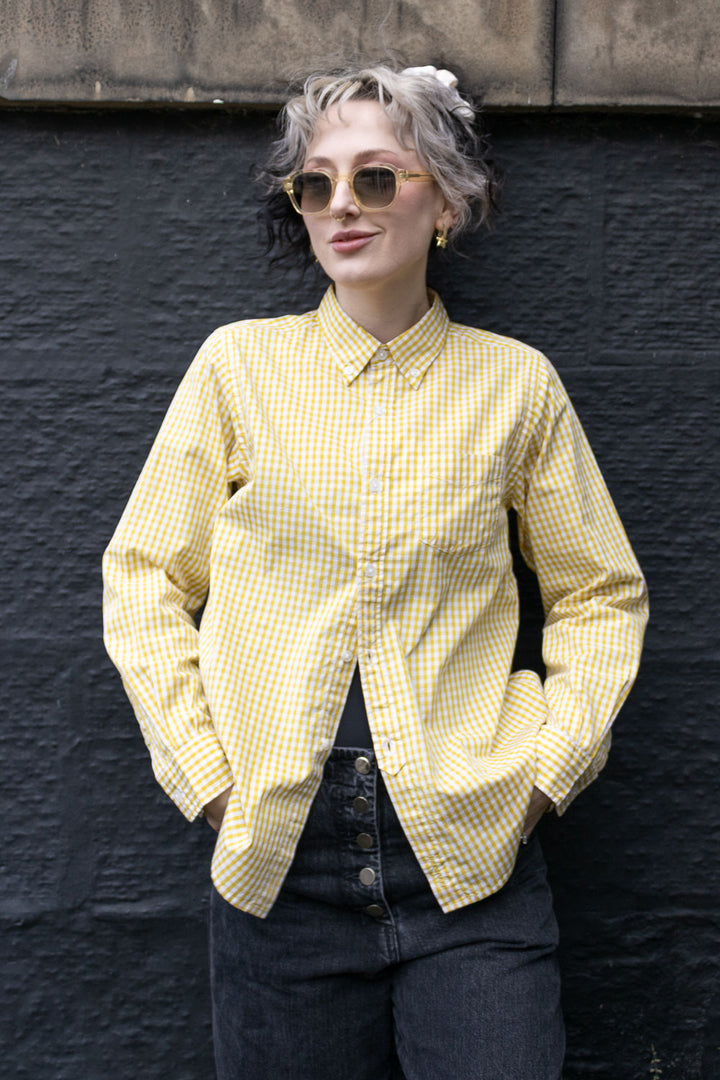 Gingham Check B.D Shirt - Yellow