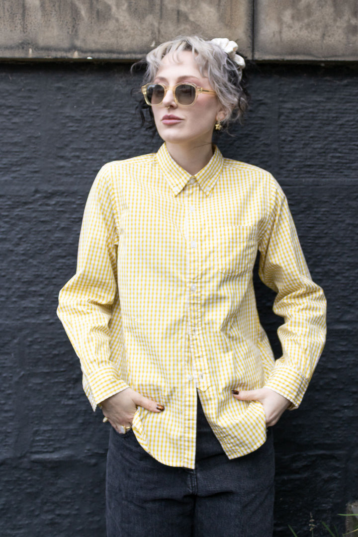 Gingham Check B.D Shirt - Yellow